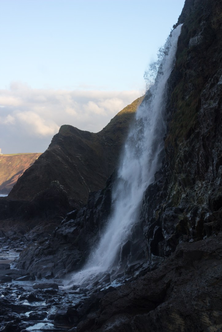 Tresaith Waterfall